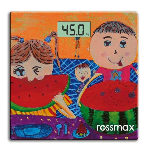 ترازو دیجیتال طرح نقاشی قرمز رزمکس - ROSSMAX WB100